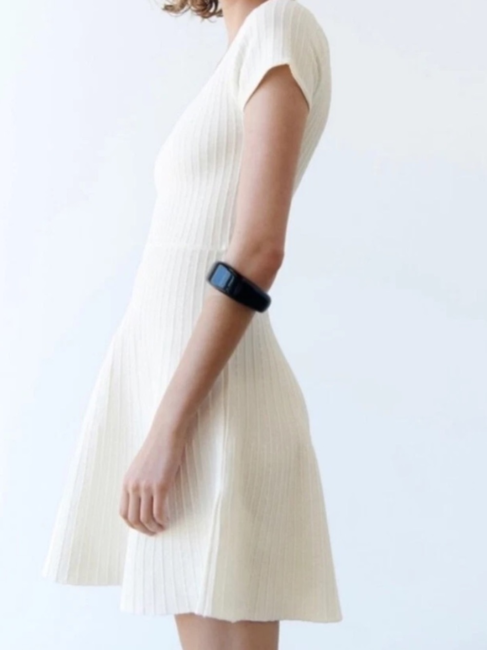 Zara Ribbed Mini Dress - Picture 2 of 6